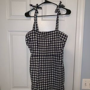 checkered summer dress